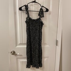 pinkblush maternity black flower dress